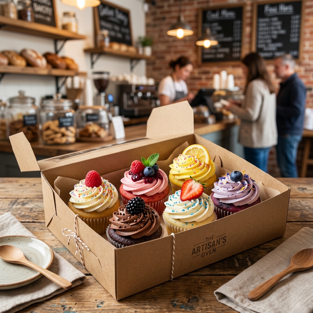 Kawaii Cupcake Box